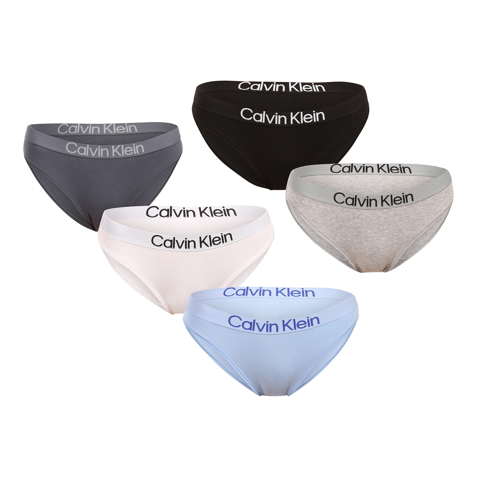 5PACK dámské kalhotky Calvin Klein vícebarevné (QD5332-31G) L