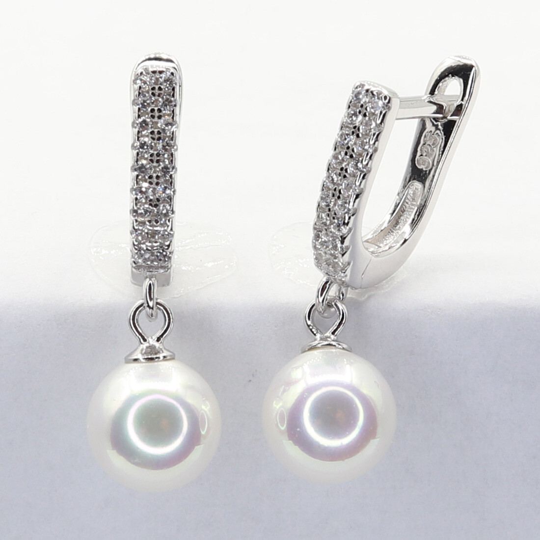 Stříbrné náušnice 113417