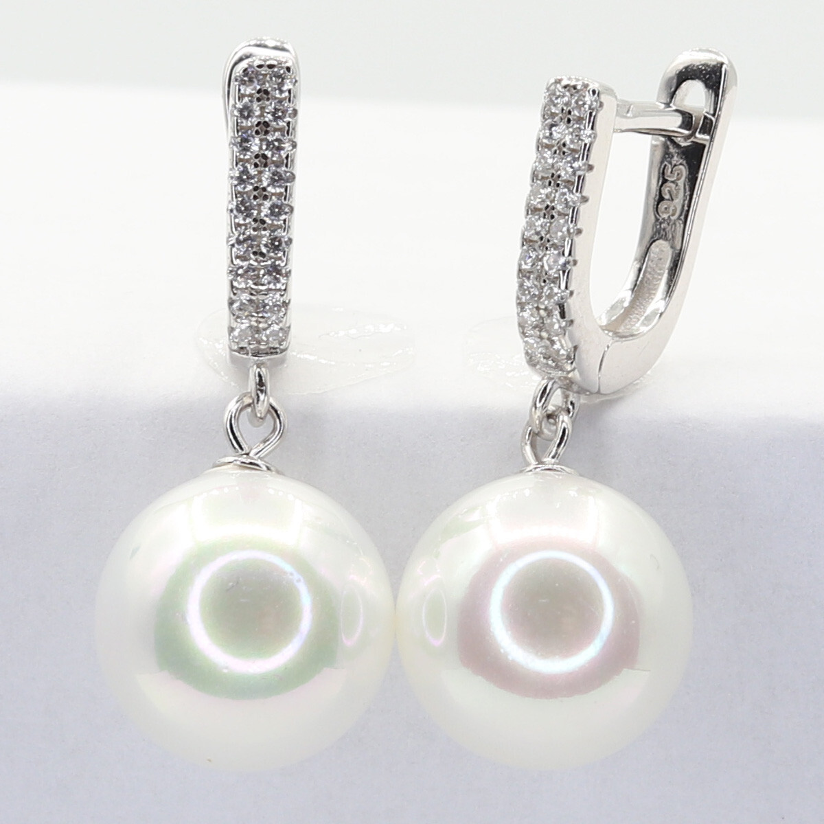 Stříbrné náušnice 113418