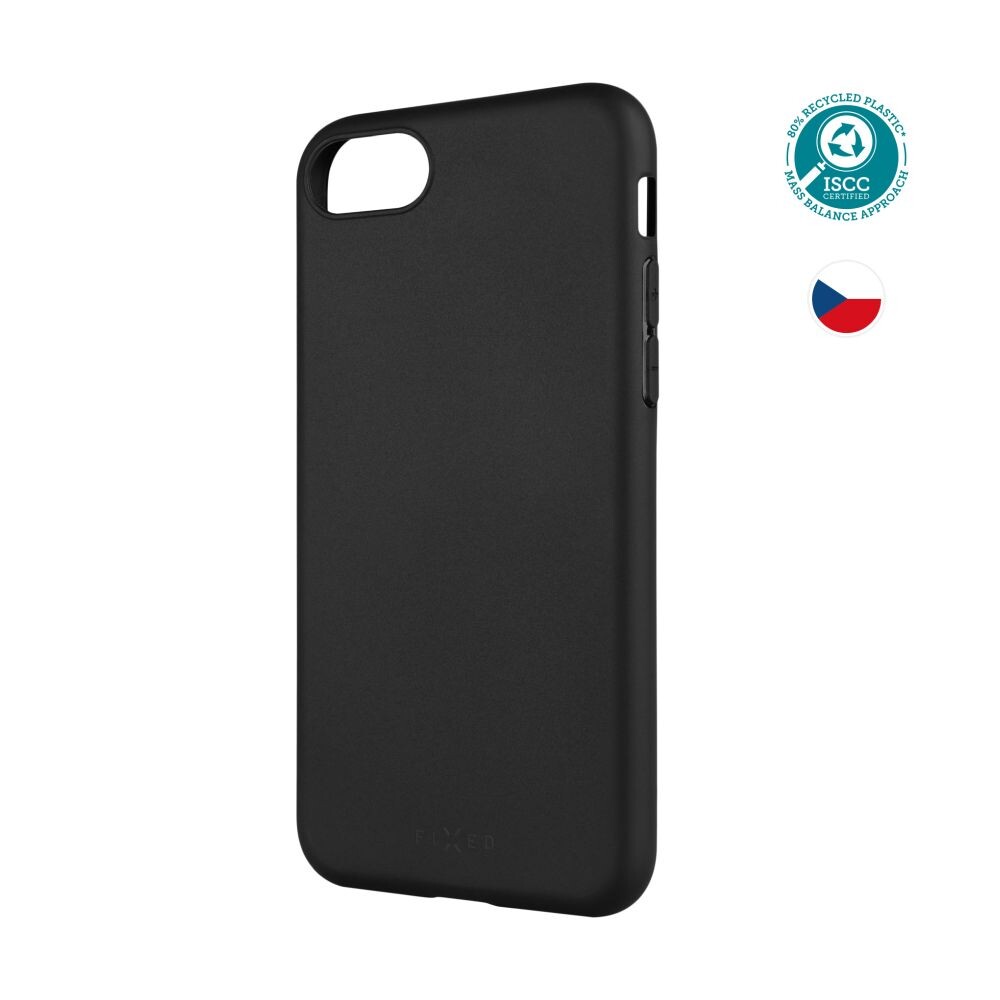 TPU gelový kryt FIXED ReStory pro Apple iPhone 7/8/SE (2020/2022), černý