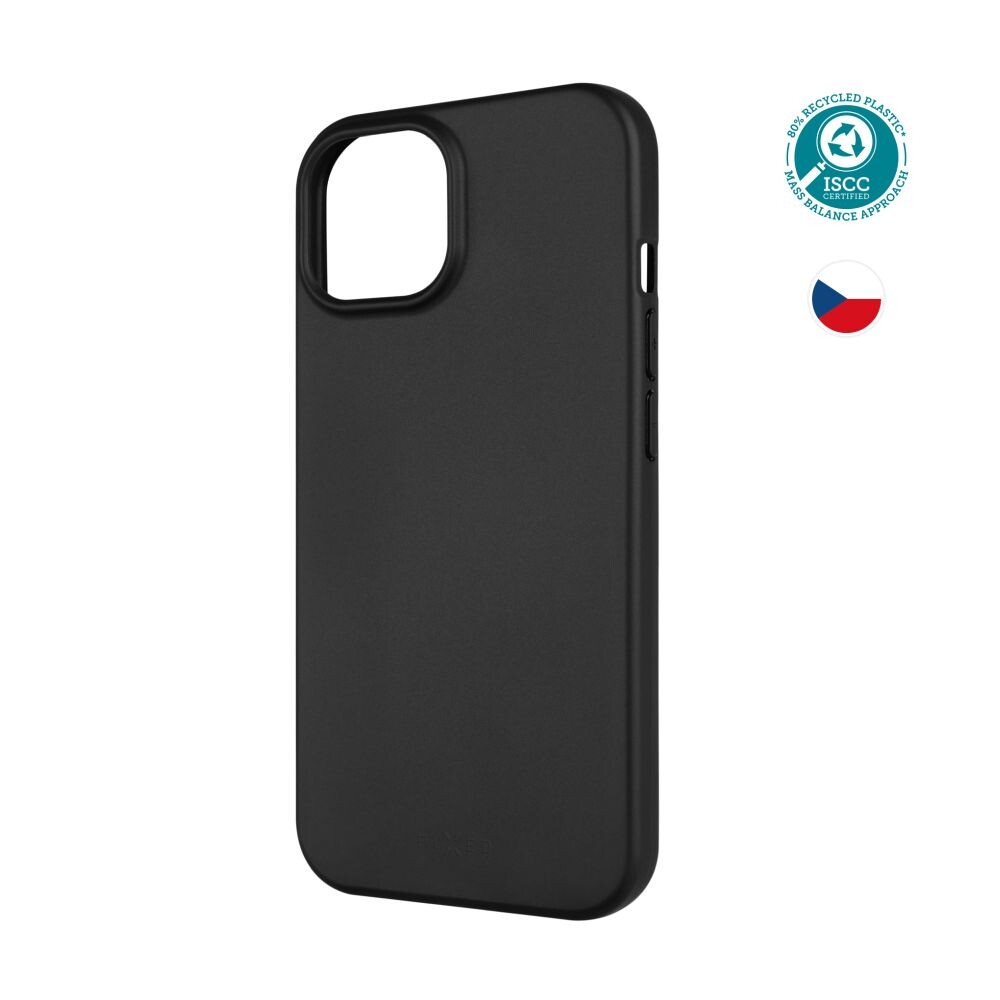 TPU gelový kryt FIXED ReStory pro Apple iPhone 15, černý