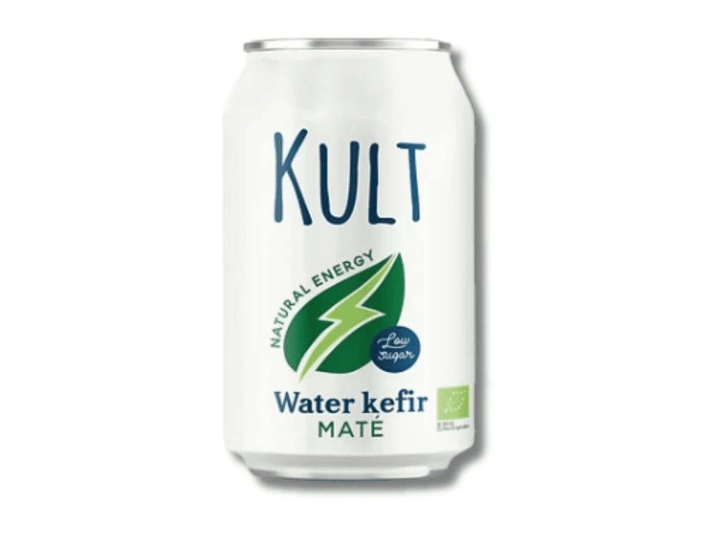 Kult Vodní kefír s příchutí Maté, 330 ml