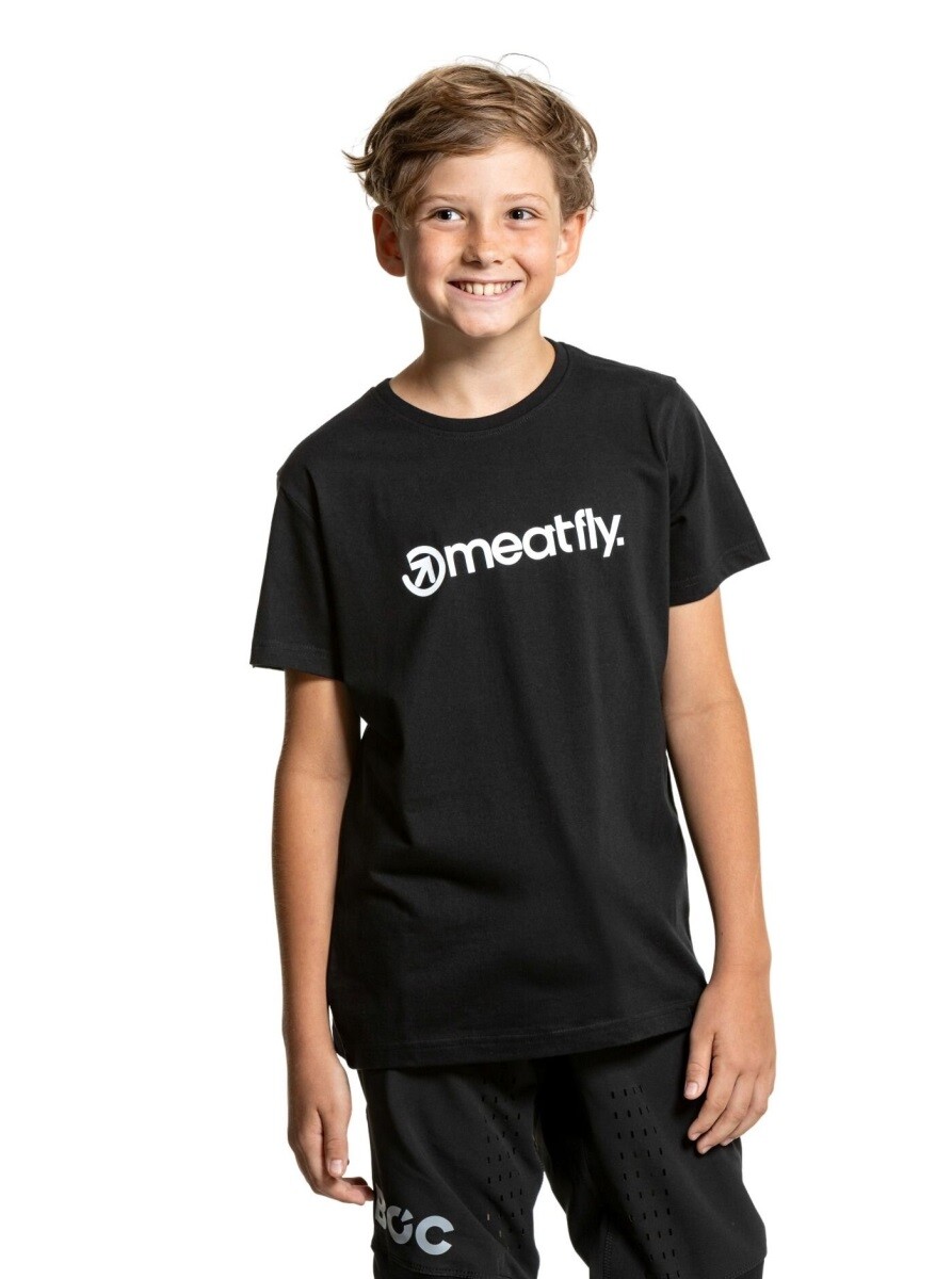 Meatfly dětské tričko bart černá 134