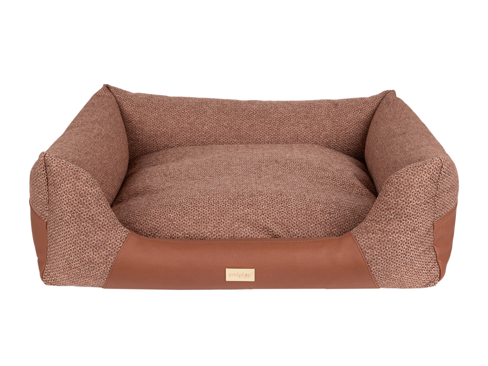 Pelíšek pro psa MILLY SOFA ZipClean cihlová velikost S, M, L, XL Rozměr: S - 58x46x17 cm