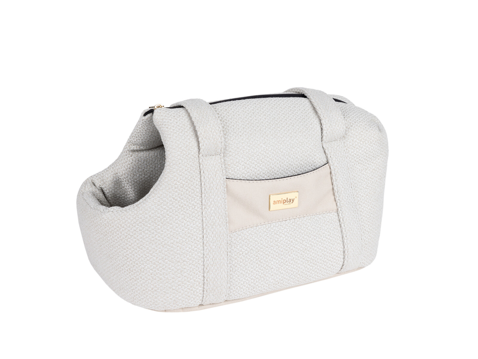 Přepravní taška pro psy MILLY krémová velikost S, L Rozměr: S - 35x21x24 cm