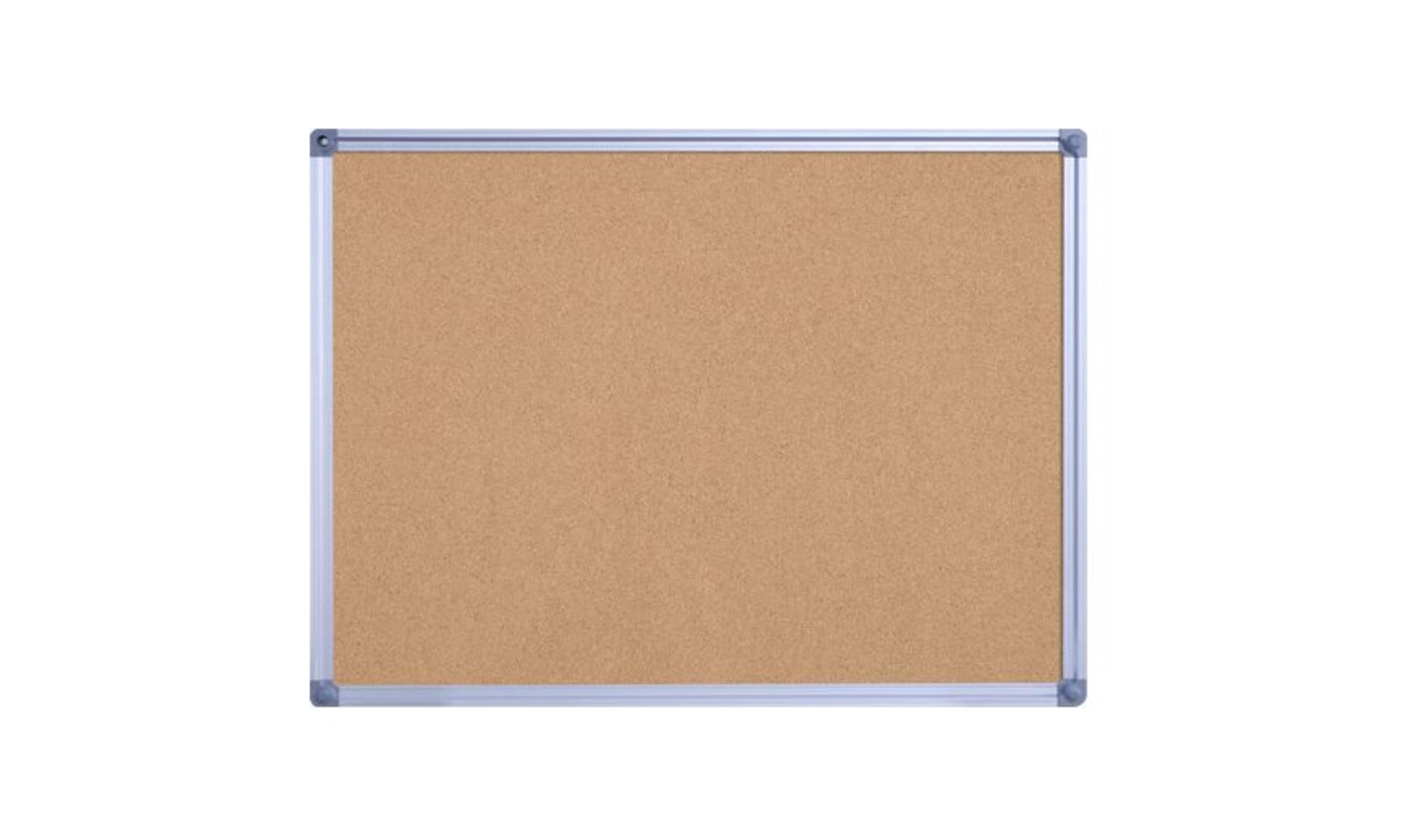 OFFICEO Korková nástěnka - 90 x 60 cm, hliníkový rám, hnědá