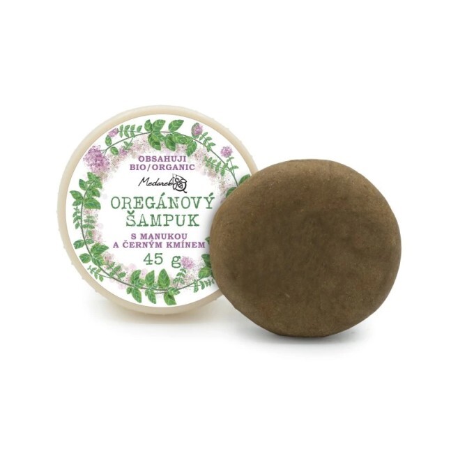 Medarek Oregánový šampuk s manukou a černým kmínem Obsah: 45g