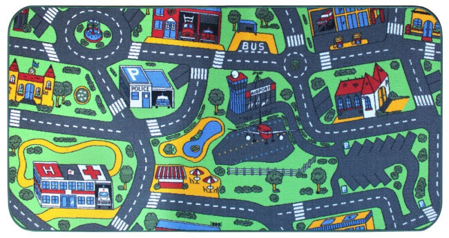 Dětský koberec CITY vícebarevný