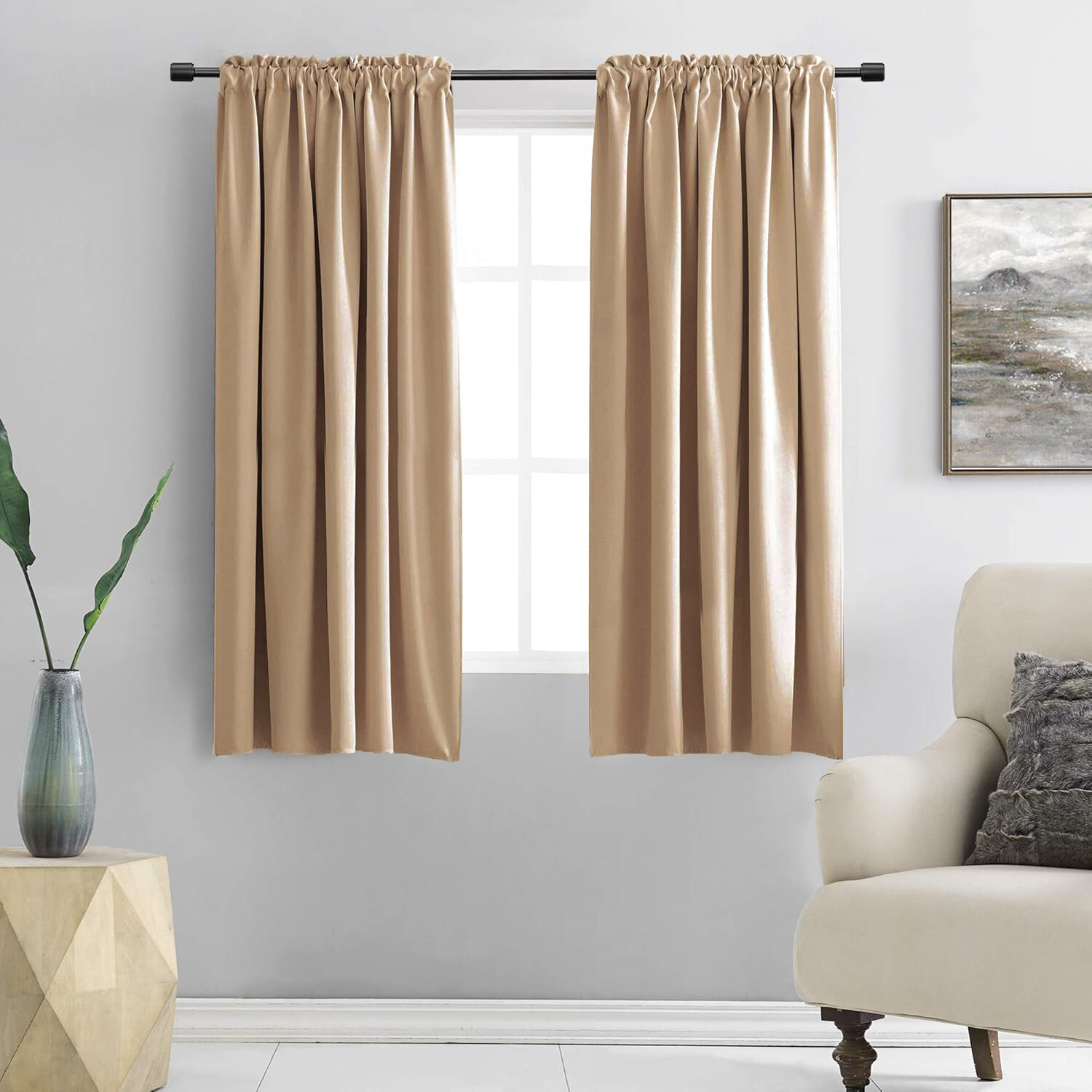 Zatemňovací závěs s řasící páskou