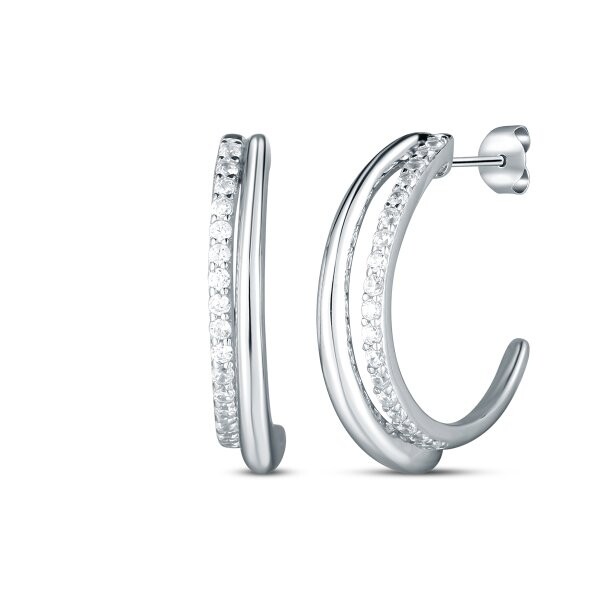 Náušnice se syntetickými kameny 136-391-002242-0000