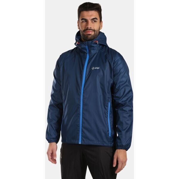 KILPI JALUU Turistická sbalitelná pláštěnka, tmavě modrá, velikost