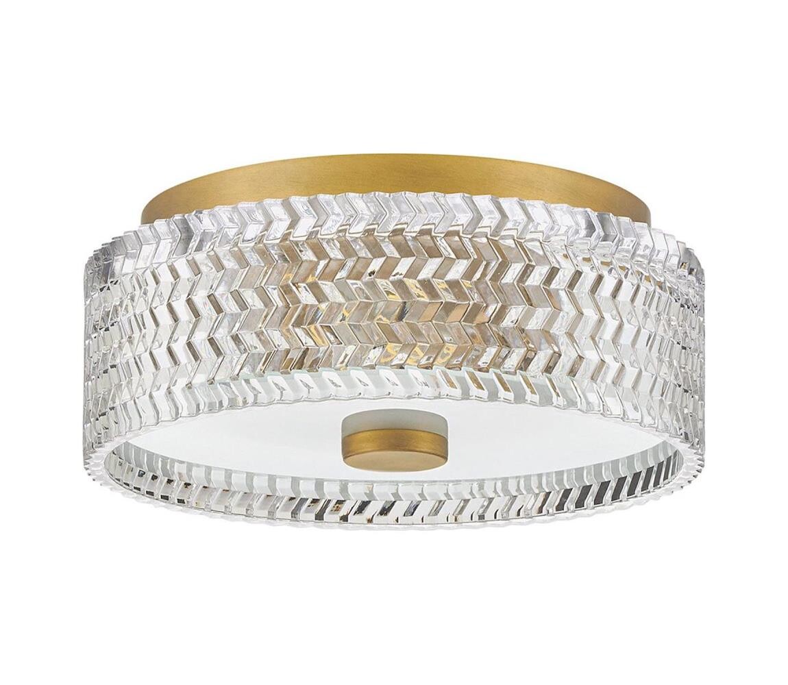 Elstead Hinkley HK-ELLE-F-S-HB - Stropní svítidlo 2xE27/60W/230V pr. 30,5 cm zlatá