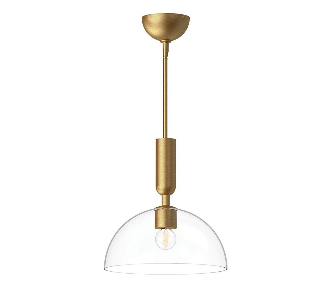 Elstead Alora Mood ALM-JUDE-P-GD-CL - Lustr na tyči JUDE 1xE27/60W/230V mosaz