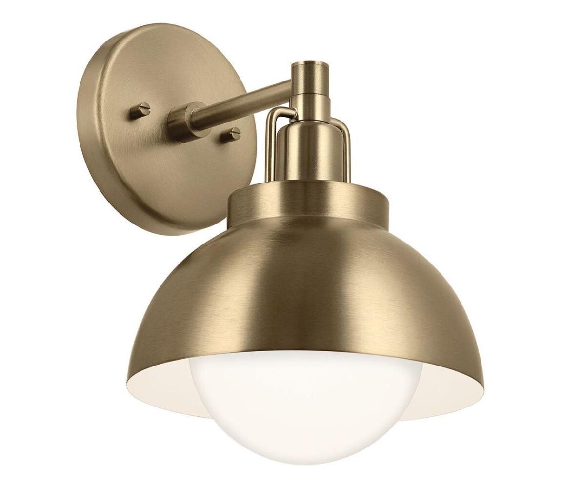 Elstead Kichler KL-NIVA-1W-1P-CPZ - Nástěnná lampa NIVA 1xE27/40W/230V mosaz