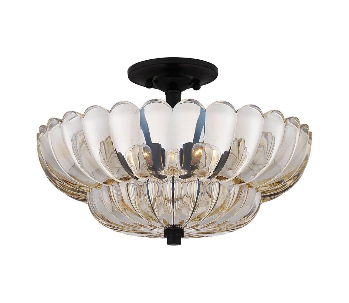 Elstead Quoizel QZ-WHITECAP-SF-M - Stropní svítidlo WHITECAP 4xE14/40W/230V pr. 39,5 cm