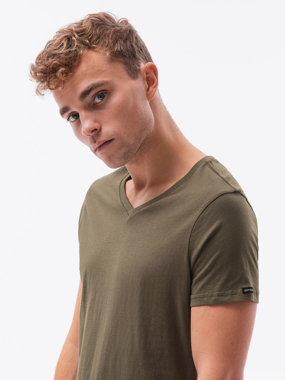 Ombre Classic men's BASIC neckline T-shirt