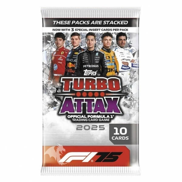 2025 Topps Turbo Attax F1 Formule 1 Balíček