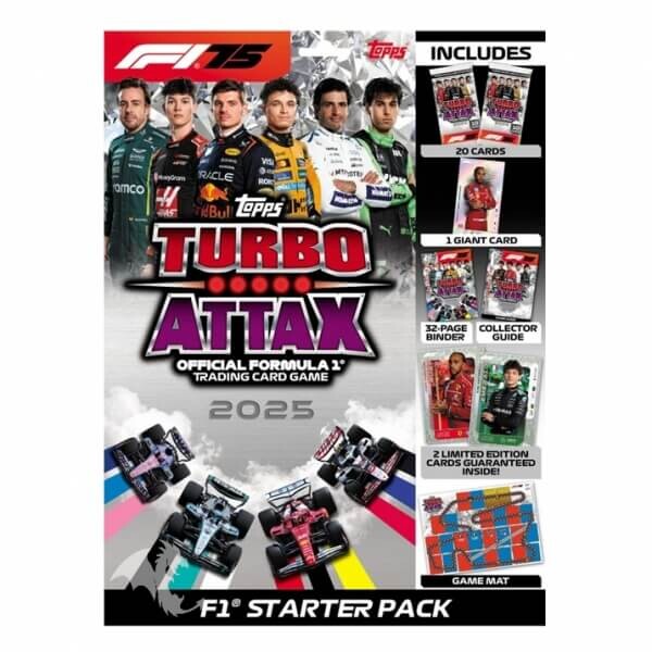 2025 Topps Turbo Attax F1 Formule 1 Starter Pack