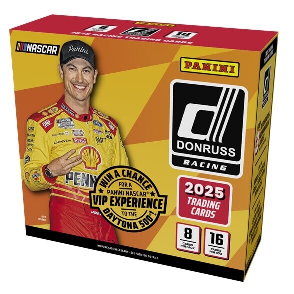 2025 Panini Donruss Racing Hobby Box - karty Nascar závodů