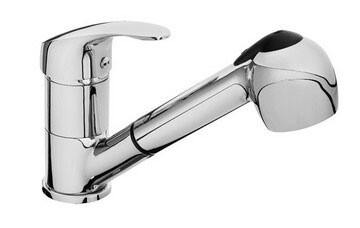 Extol Opera 83019 - dřezová stojánková baterie s výsuvnou sprchou, chrom VYSTAVENÝ VZOREK - VELMI DOBRÝ STAV - BEZ ZÁRUKY NA POVRCHOVÉ VADY