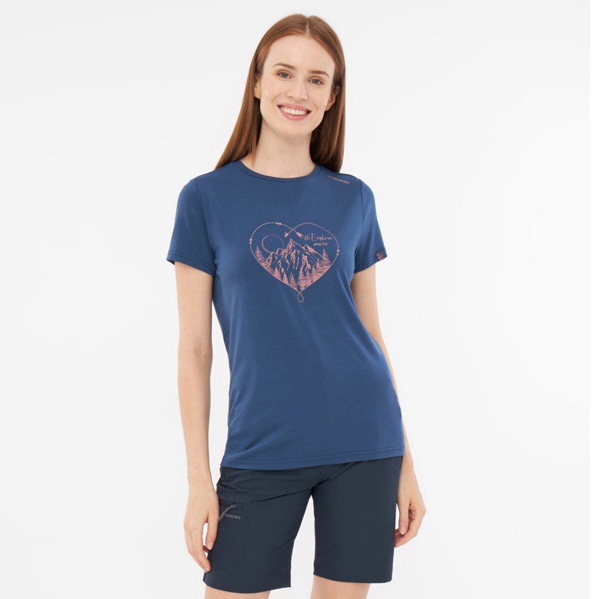 Dámské lehké tričko z bambusu viking lenta modrá m