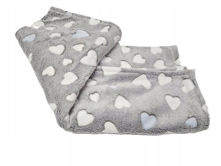 Deka pro psy ZORRO vzor srdíčka 100x70 cm Mybesthome