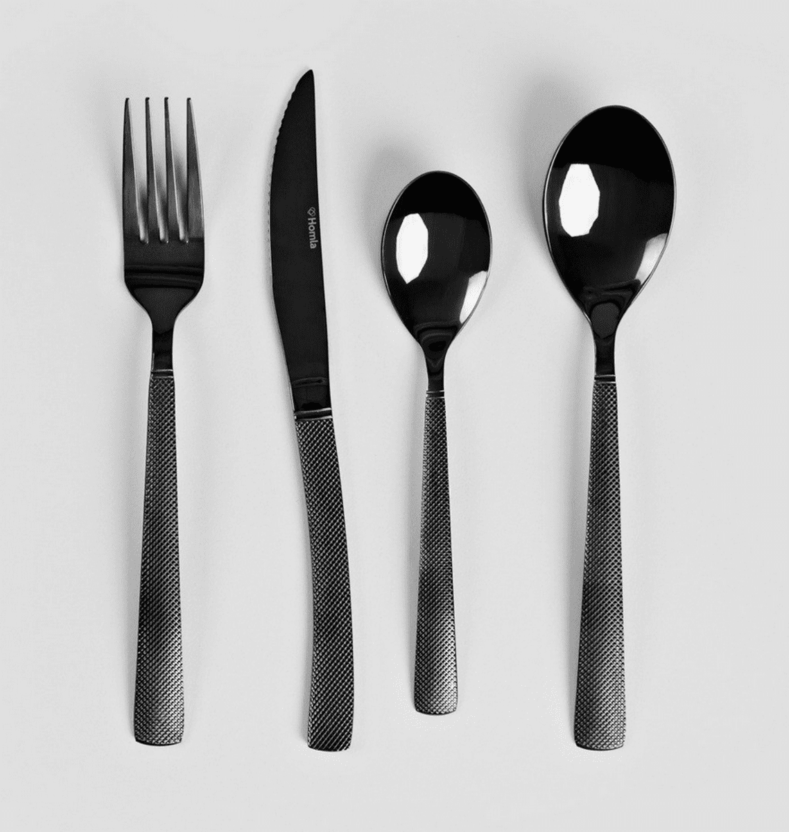 Sada příborů | STREAMLINE | černá | 24 kusů | 723049