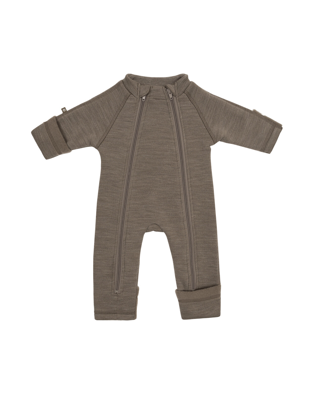 Smallstuff dětský vlněný merino overal natural melange 0900-34 Velikost: 80/86