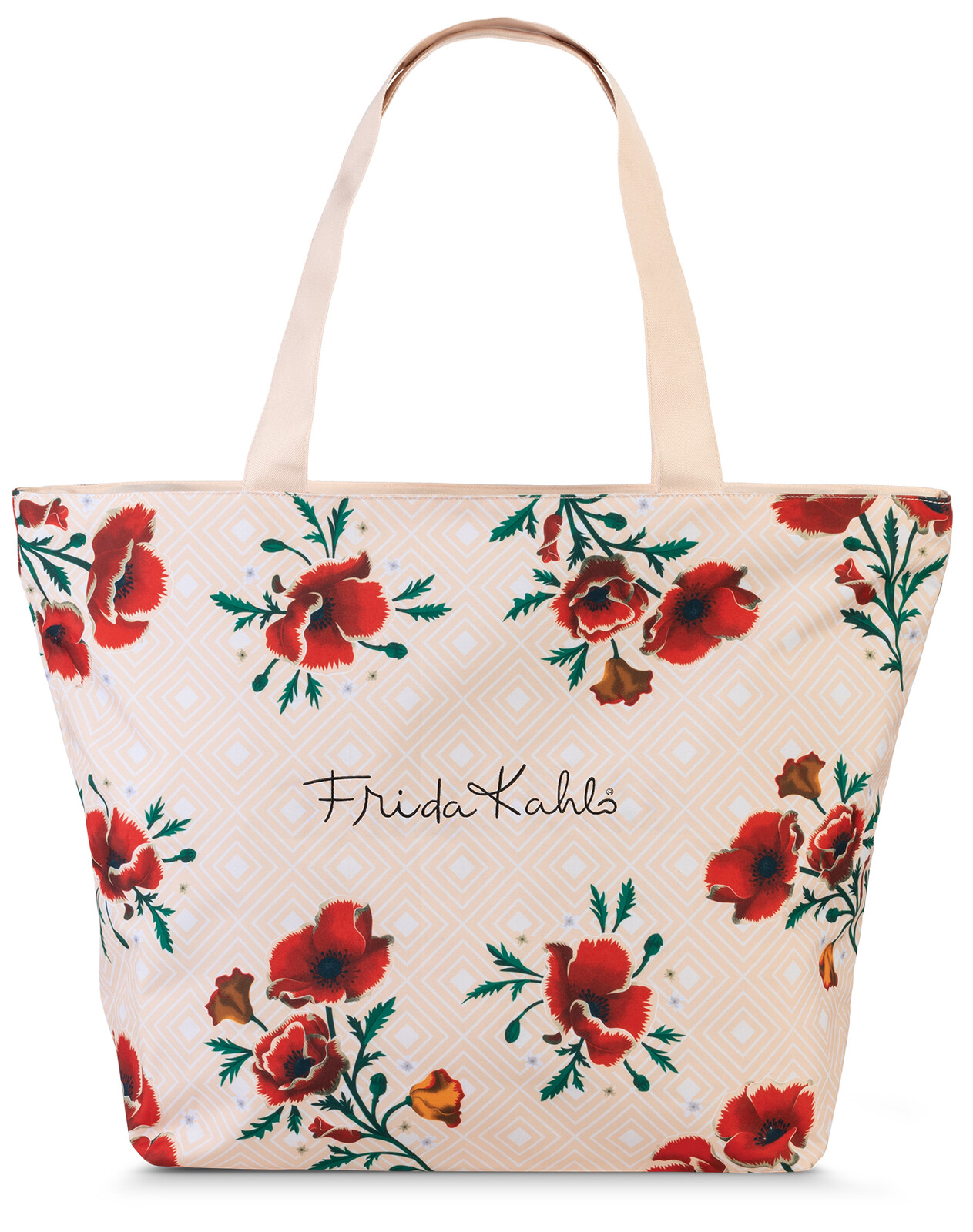Dámská shopper taška Frida Kahlo 31 L - meruňková