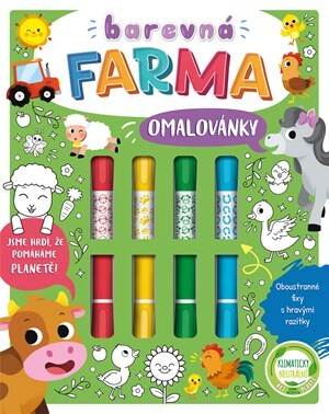 Barevná farma omalovánky - Stephanie Moss