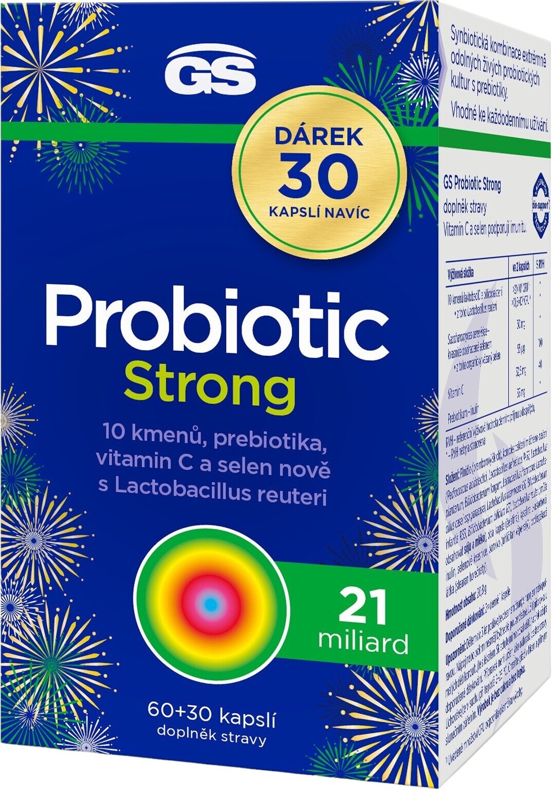 GS Probiotic Strong 90 kapslí