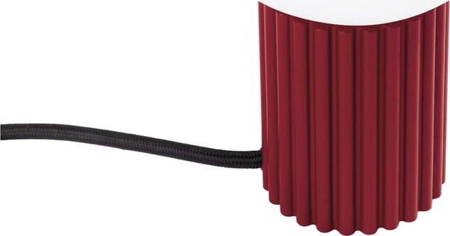 Vínová stolní lampa se skleněným stínidlem (výška 19 cm) Orbital – Nice Lamps