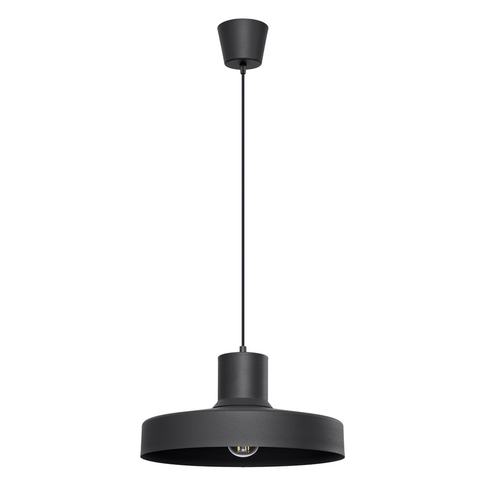 Černé závěsné svítidlo ø 35 cm Vito – Nice Lamps