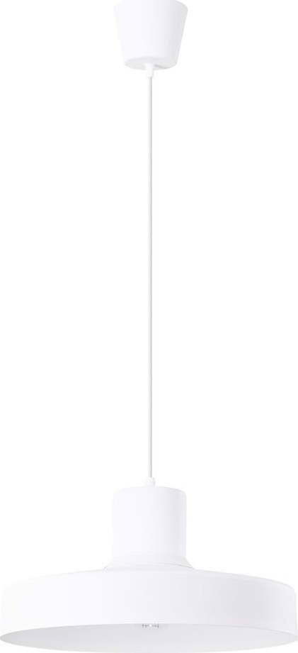 Bílé závěsné svítidlo ø 35 cm Vito – Nice Lamps