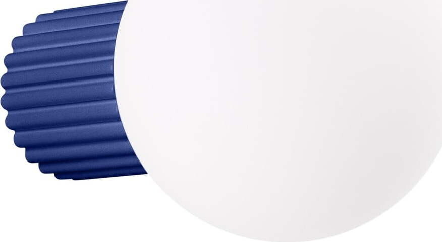 Tmavě modré nástěnné svítidlo Orbital – Nice Lamps