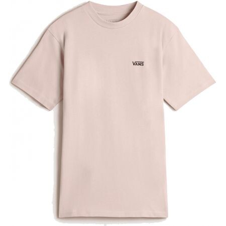 Triko Vans Left Chest Logo Em Wms - Růžová - L