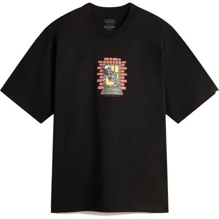 Triko Vans Skull Window S/S - Černá - L