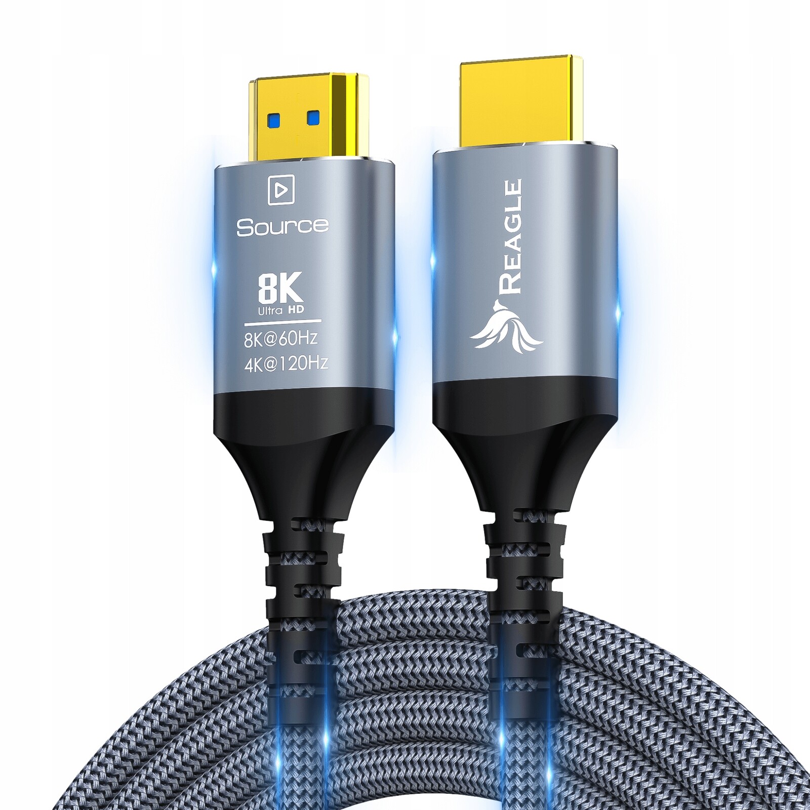 Hdmi Kabel 2.1 5M Optický 8K 4K 144Hz 120Hz Aoc Optický Kabel Hdr
