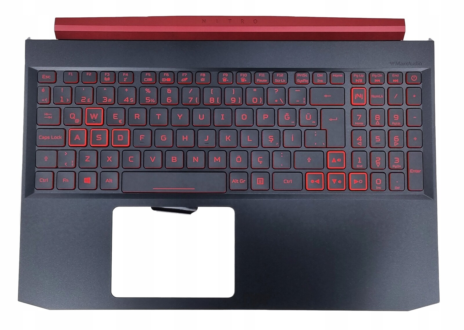 Pouzdro Klávesnice Acer Nitro 5 AN515-54 Pouze Pro GTX1050 GTX1650 Turecká