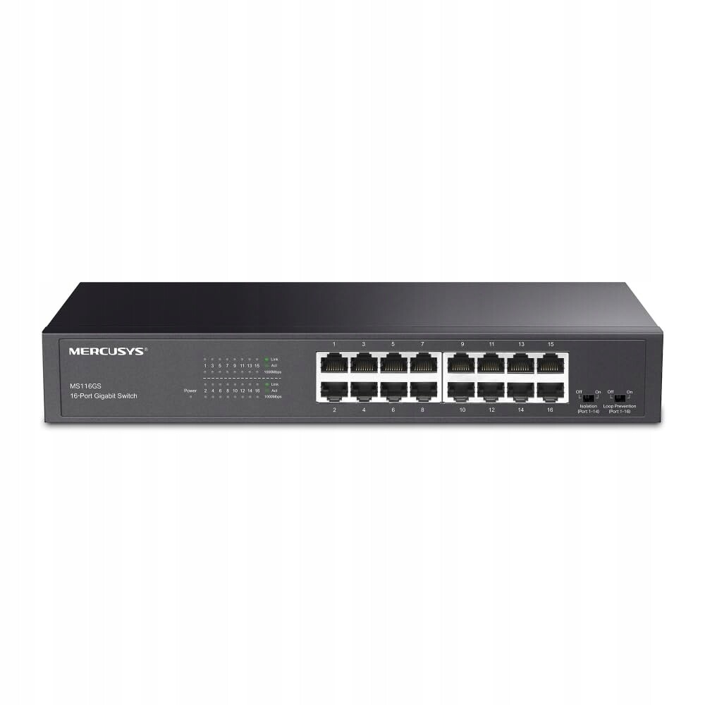 TP-Link Mercusys MS116GS 16-Port Gigabit Switch,