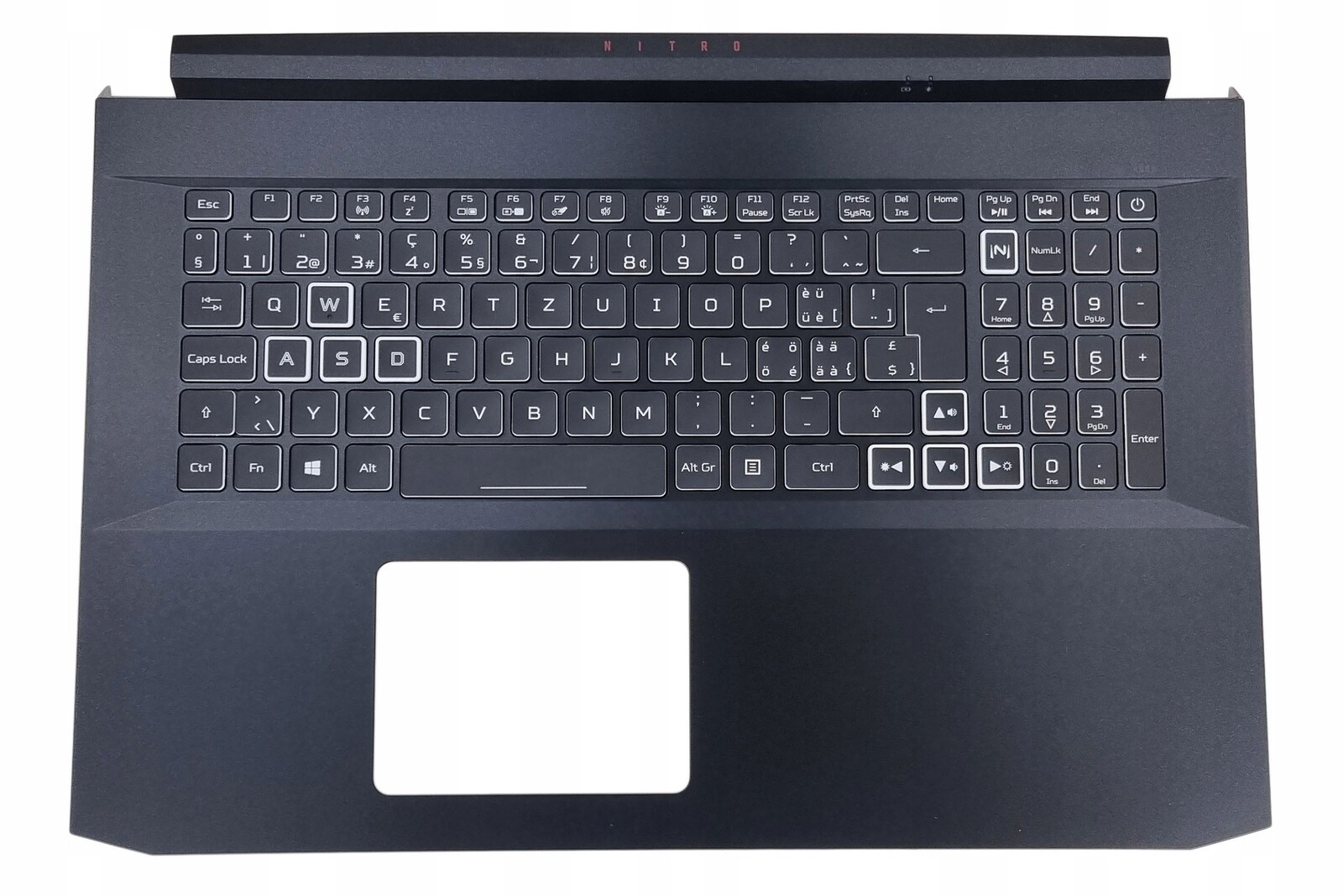 Nová Klávesnice Acer Nitro 5 AN517-52 GTX1660 RTX2060 Německá
