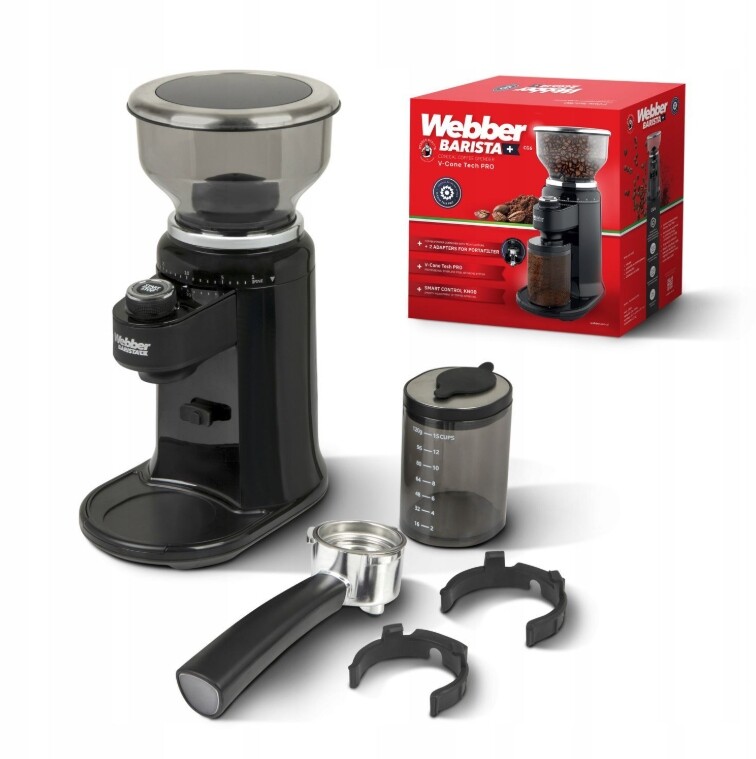 Elektrický mlýnek Webber CG6 180 W černý