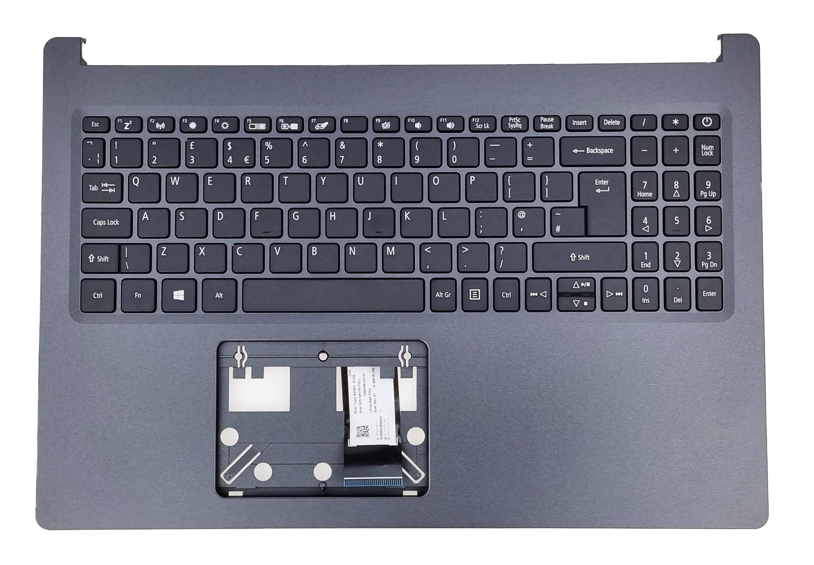 Nové Pouzdro Klávesnice Acer Aspire A515-54 A315-55, Anglická