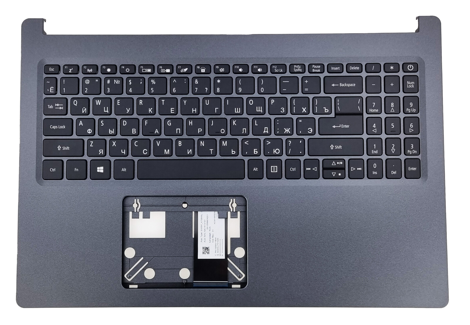 Pouzdro Klávesnice Acer Aspire A515-54 A315-55 Ruské Podsvícené