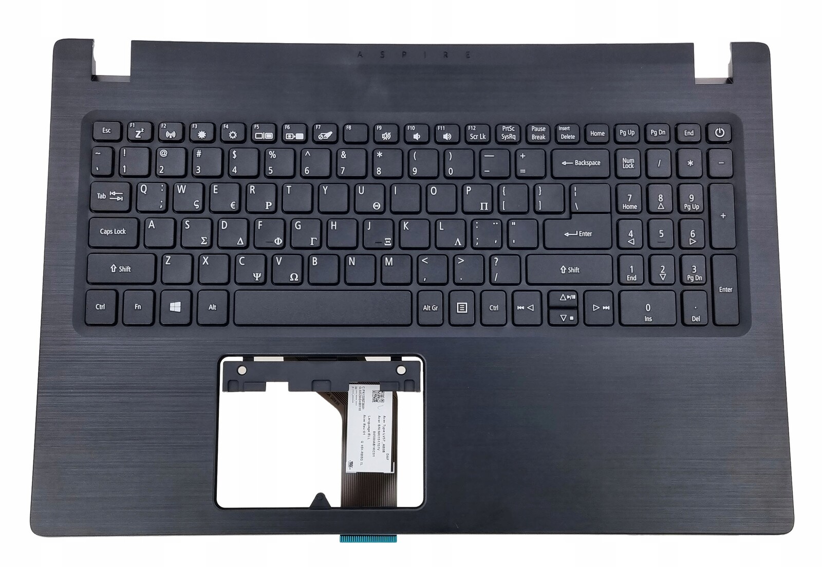 Pouzdro Klávesnice Acer Aspire A315-21 A315-31 A315-51 A315-52 Řecké