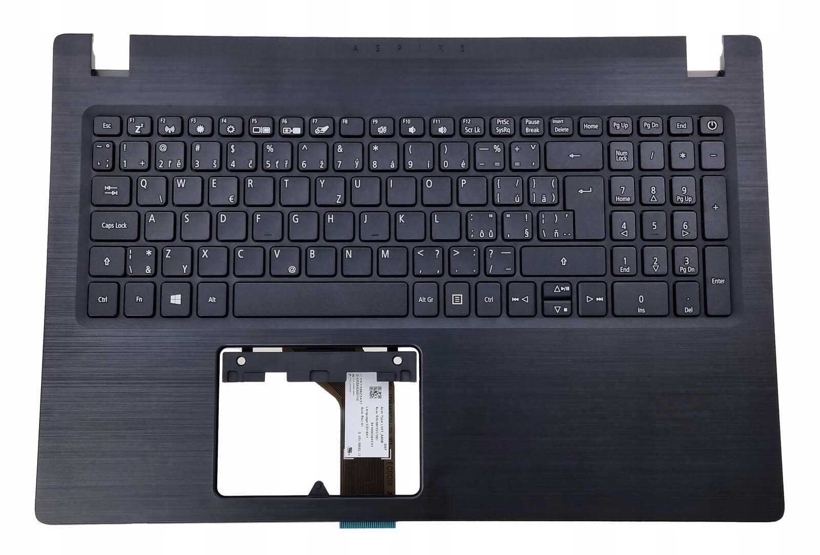 Pouzdro Klávesnice Acer Aspire A315-21 A315-31 A315-51 A315-52 Česká