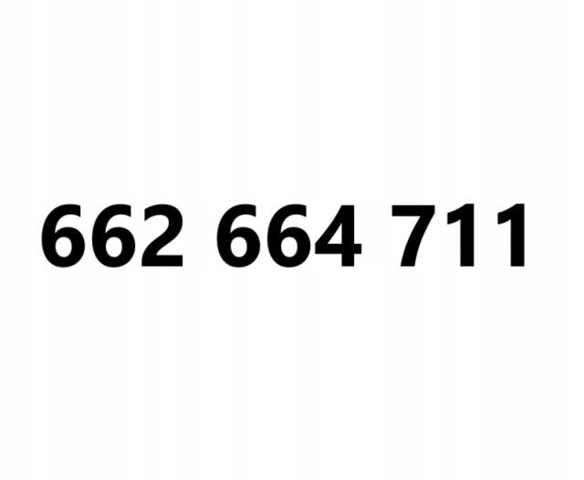 Zlaté číslo 662 664 711