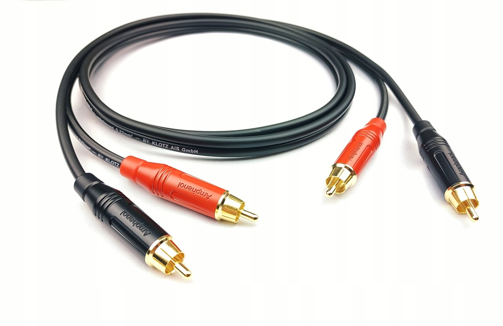 Klotz IY205 Kabel 2xRCA Cinch Amphenol 3 m