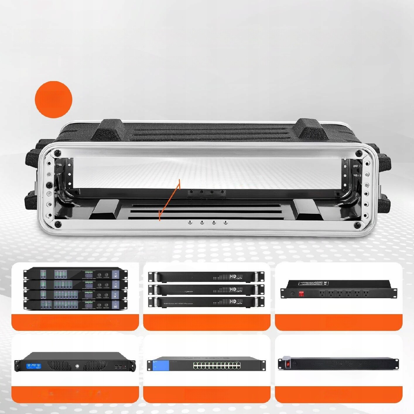 Skříň Serverová skříň pro server a audio zařízení