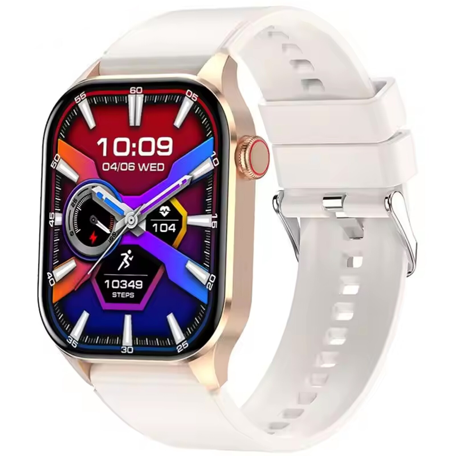 Chytré Hodinky Bílé Dámské Sportovní Vodotěsné Amoled Ultra Pro Smartband Gt